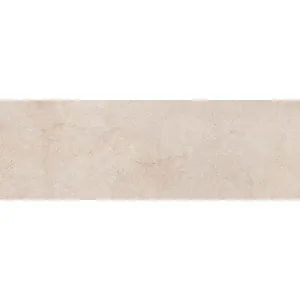 FAIANTA AC-13341-L IRISH CREAM - 25X75 cm, ceramica glazurată, rectificată, cu finisaj mat, aspect de piatra naturala crem, ideală pentru placarea pereților la interior.