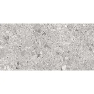 FAIANTA 35306-L LEAD - 30X60 cm, ceramica glazurată, rectificată, cu finisaj mat și punch, aspect elegant de piatră naturală în nuanțe de gri, destinată placării pereților la interior.