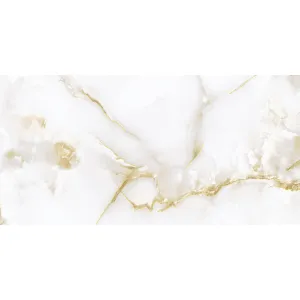 GRESIE GS RISKA ONYX - 60X120 cm, porțelanată, finisaj lucios cu efect gold carving, pentru interioare elegante și rafinate.