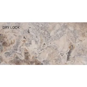 TREAPTA TRAVERTIN SILVER MIX - 30.5X61X3 cm, gri natural