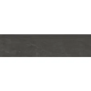 TREAPTA GRESIE DIESEL KOHLE FB - 30X120 cm, portelanata, full-body, rectificata, finisaj mat negru, interior/exterior, ideală pentru scări moderne și rezistente.