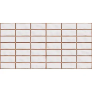 FAIANTA G SILVANA WHITE - 30X60 cm, ceramica glazurata, rectificata, albă cu efecte speciale lucioase, finisaj mat glue, glazurată și rectificată, pentru placări interioare moderne.