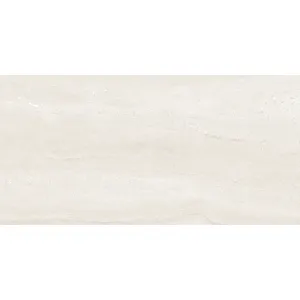FAIANTA 32020-A CHAMPAGNE - 30X60 cm, ceramica glazurată, rectificată, în nuanță crem deschis cu aspect de piatră naturală travertin, finisaj mat, recomandată pentru placarea pereților interiori.
