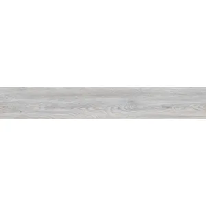 PARCHET MINERAL SPC 5 mm ATHENA OR1007 - 18X122 cm, grosime 5 mm, finisaj mat texturat în nuanțe maro-gri deschis cu fibră albă naturală, montaj Uniclic, ideal pentru zone cu trafic intens.