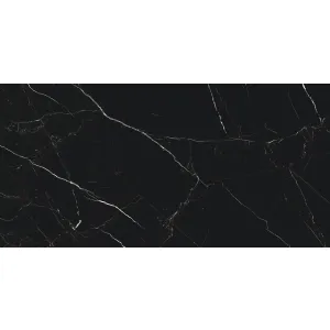 Gresie portelanata, CRACKLE BLACK 60X120, super lucioasa High