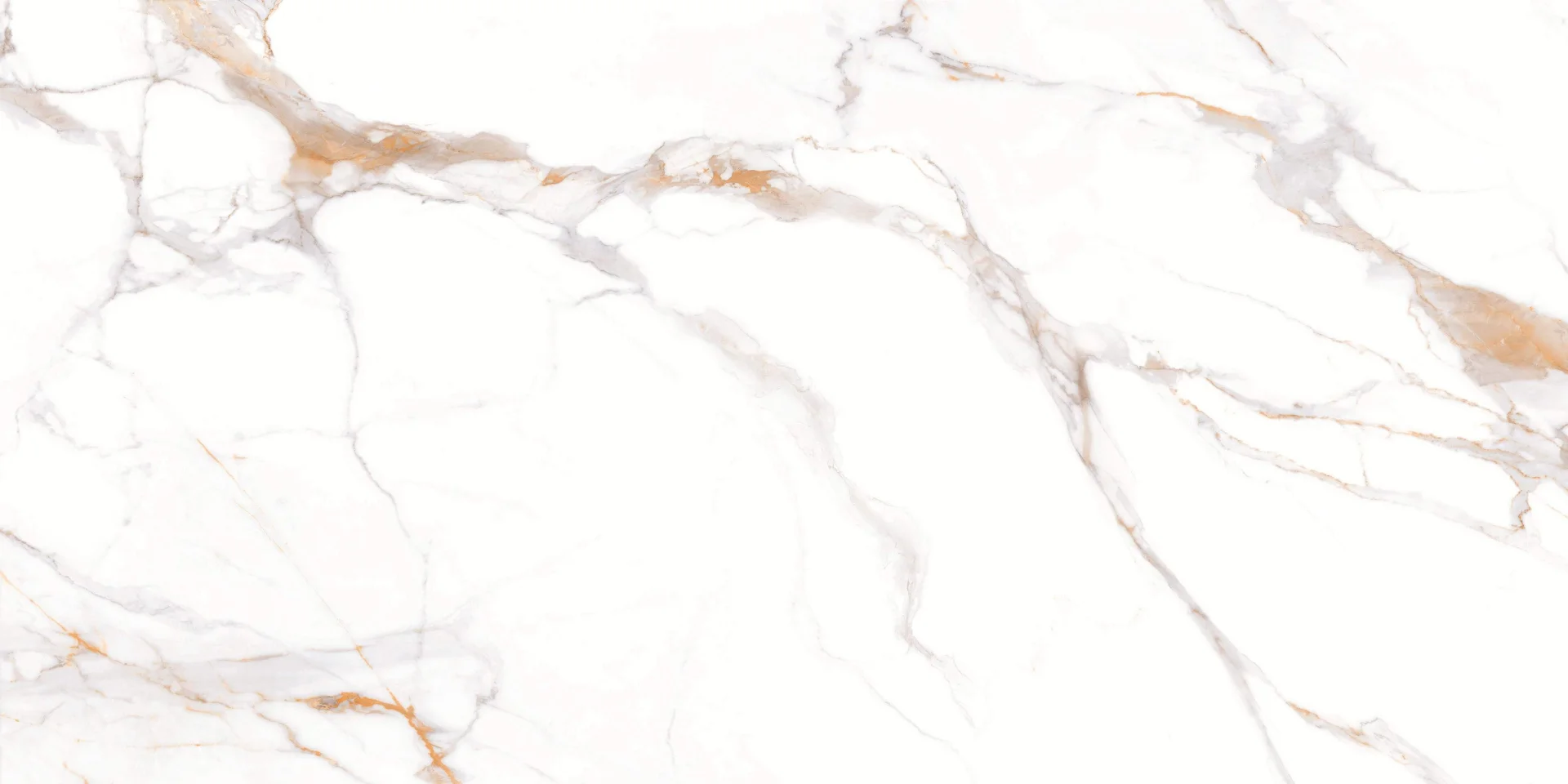 Gresie 90X180 cm aspect marmură White Canyon, albă cu venaturi maro si gri, porțelanată, color body pastă albă, sintered stone, finisaj lucios