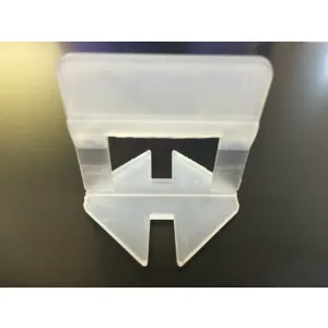 CLIPS 2.0 - 50 BUC/PUNGA, pentru sistem de nivelare, asigură rosturi uniforme de 2 mm între plăci ceramice. Compatibil cu plăci de grosime între 3 și 13 mm.