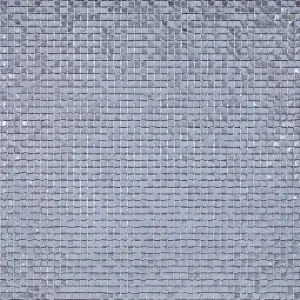 GRESIE PIXEL SILVER 6JS053 - 60X60 cm, porțelanată cu aspect metalic în relief, argintiu, rectificată, glazurată, ideală pentru placări decorative interioare.