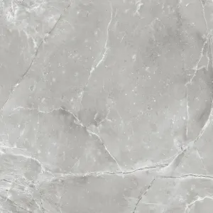 GRESIE BLONZE GREY (198) - 60X60 cm, porțelanată, lucioasă, în nuanțe de gri deschis cu efect marmorat, ideală pentru interioare moderne și elegante.