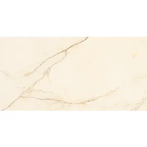 GRESIE AREZZO BEIGE GRANDE - 60X120 cm, porțelanată lucioasă, bej cu vene discrete, rectificată, finisaj elegant, potrivită pentru interior și exterior.