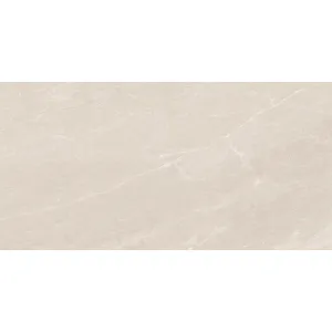GRESIE RIVERSTONE BIANCO GRANDE - 60X120 cm, porțelanată, glazurată, rectificată, suprafată mată, cu efect de piatră naturală, potrivită pentru interior și exterior.