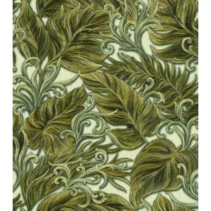 Tapet SCARLETT GK 87642 – 70x1000 cm (7 m² / rolă), PVC, lavabil, model tropical dens, vibrant, cu frunze stilizate în tonuri de verde. 