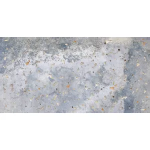 FAIANTA G CIAZ AQUA - 30X60 cm, ceramica glazurata, rectificata, aspect artistic industrial în nuanțe de albastru, gri și accente ocru, ideală pentru spații interioare contemporane.