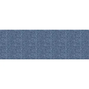 FAIANTA ETHAN BLUE - 25X75 cm, ceramica glazurată, rectificata, mată, textura in relief, stil modern texturat tip tesatura, pentru spații interioare rafinate.