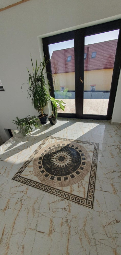Proiect rezidențial pardoseală cu model decorativ Iași
